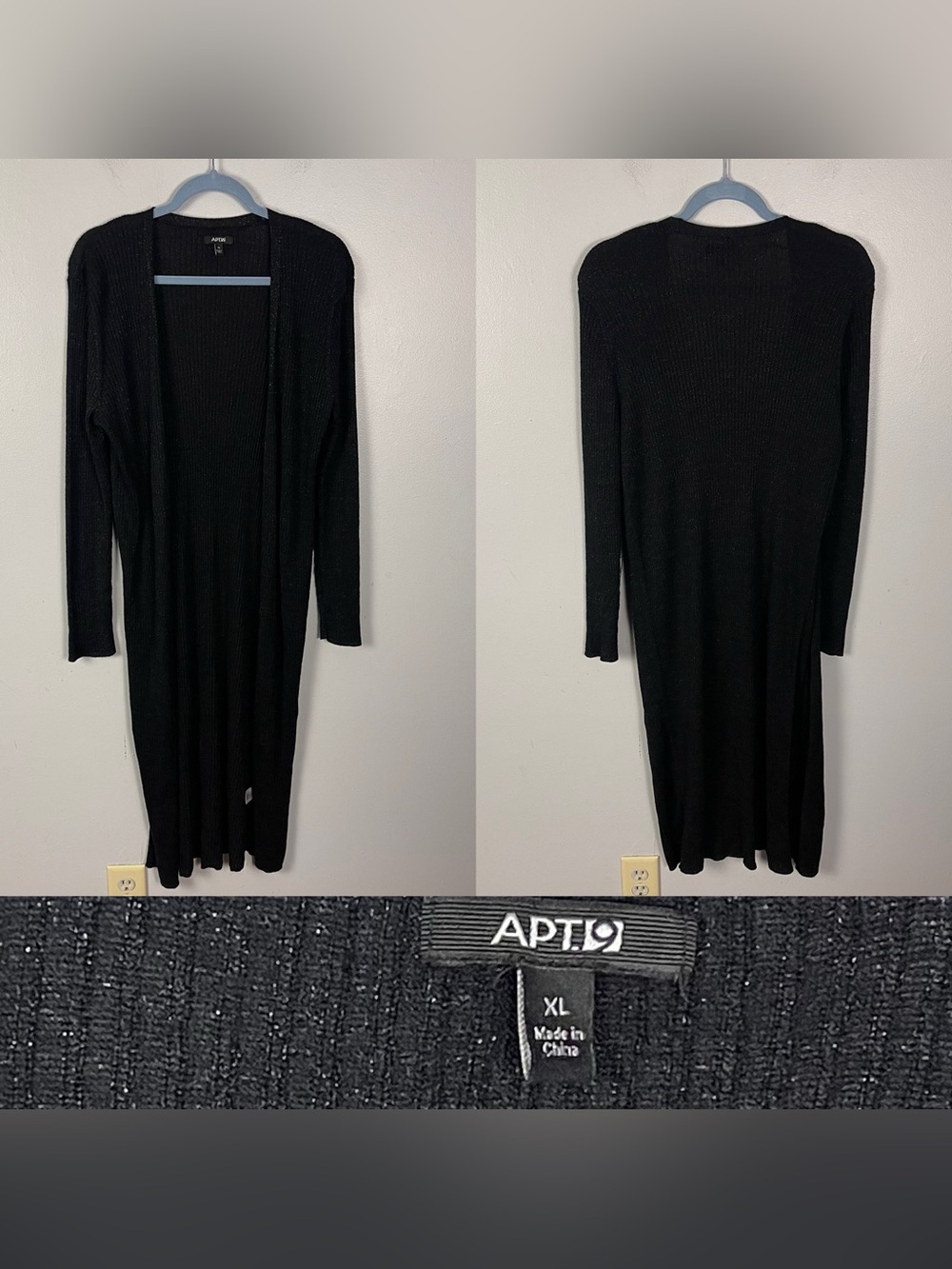 Sparkly Ribbed Duster - Picture 3 of 3
